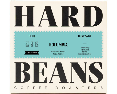 Qualia Caffe Hard Beans Kolumbia Finca Santa Barbara Gesha Washed 200g (5903246834420)