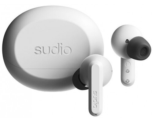 Sudio  | A3 Pro | | In-ear | Microphone | Fog White | Noise canceling |  (A3PROWHT)