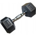 Kubisport Hantla Jednoręczna Sześciokątna Gumowana Ciężarek Solidny 5 kg (Kub_05-CB5HEX)