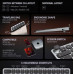 Axagon HMC-KB-PT USB-C 5Gbps Keyboard (PT) 9in1 hub HMC-KB-PT