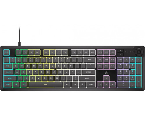 Corsair Gaming K55 CORE RGB USB QWERTY Amerykański międzynarodowy Szary (CH-9226D65-NA)
