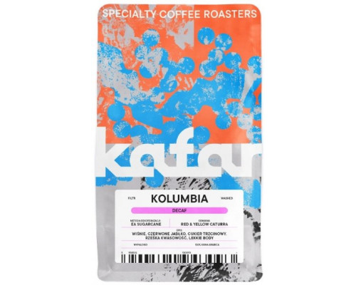 Kafar Kolumbia Decaf Filtr 250g - kawa bezkofeinowa (5904501943093)