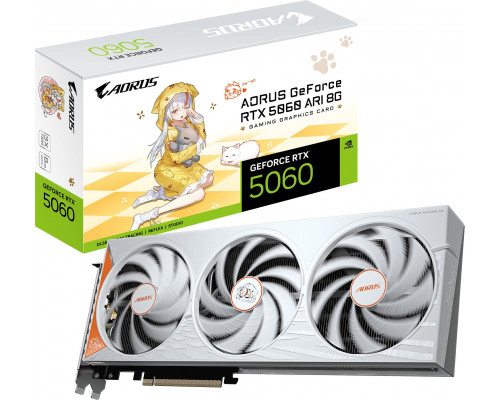 Gigabyte AORUS GeForce RTX 5060 ARI 8G NVIDIA 8 GB GDDR7 (GV-N5060AORUS ARI-8GD)