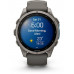 Smartwatch Garmin Fēnix® 9 – 47mm Tytan z kamienno-Graym silikonowym paskiem (010-04762-01)