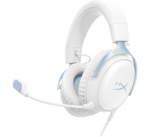 HyperX Cloud III - Gaming Headset (White/Blue) (DF7F1AA)