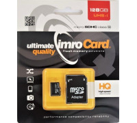 SD  Imro MicroSDHC 128 GB Class 10 UHS-I/U1  (10/128G UHS-I ADP)