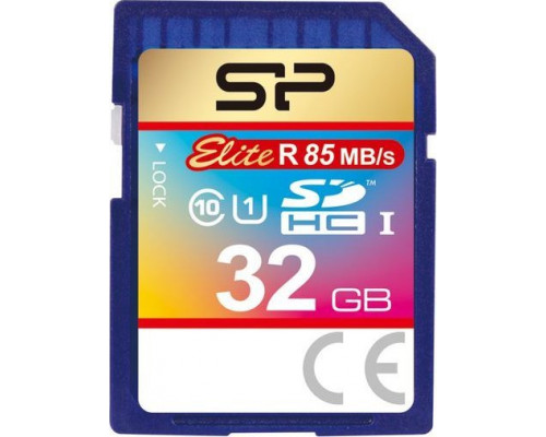 SD  Silicon Power Elite SDHC 32 GB Class 10 UHS-I/U1  (SP032GBSDHAU1V10)
