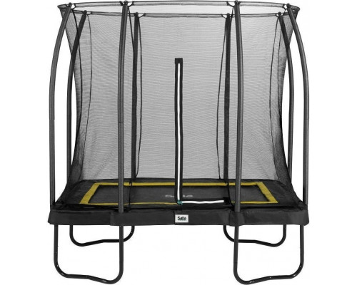Garden trampoline Salta Comfort Edition with inner mesh 214 x 153 cm black