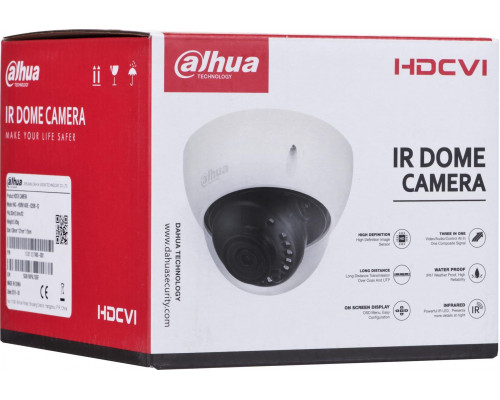 Dahua Technology DAHUA HAC-HDBW1200E-0280B (2,8 mm; 1280x720, 960x576, FullHD 1920x1080; Dome)