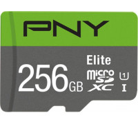 SD  PNY Elite MicroSDXC 256 GB Class 10 UHS-I/U1 A1 V10 (P-SDU256V11100EL-GE)