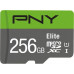 SD  PNY Elite MicroSDXC 256 GB Class 10 UHS-I/U1 A1 V10 (P-SDU256V11100EL-GE)