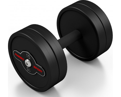 Marbo Sport Hantel MW-HSG15-k2 rubberized 1 x 15 kg
