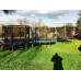 Garden Trampoline Jumpi Garden Maxy Comfort With inner mesh 12.5 FT 374 cm Green