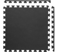 One Fitness Aizsargsegums MP10 122 cm x 122 cm x 1 cm melns