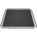 One Fitness Aizsargsegums MP10 122 cm x 122 cm x 1 cm melns
