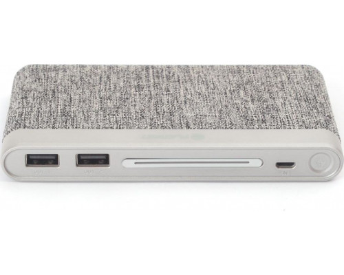 Platinet Fabric Braided 10000mAh Gray