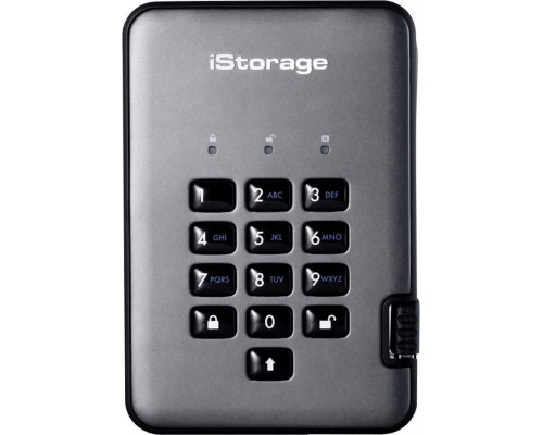 SSD iStorage diskAshur Pro 2 1TB Gray (IS-DAP2-256-1000-C-G)