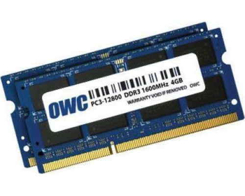 OWC SODIMM, DDR3L, 8 GB, 1600 MHz, CL11 (OWC1600DDR3S08S)