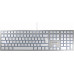 Cherry KC 6000 Slim for MAC Wired White-silver DE (JK-1610DE-1)