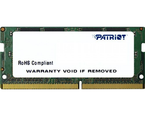 Patriot Signature, SODIMM, DDR4, 16 GB, 2666 MHz, CL19 (PSD416G266681S)