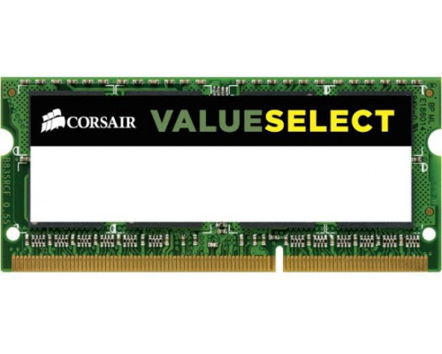 Corsair Value Select, SODIMM, DDR3L, 4 GB, 1333 MHz, CL9 (CMSO4GX3M1C1333C9)