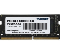 Patriot Signature, SODIMM, DDR4, 8 GB, 3200 MHz, CL22 (PSD48G320081S)