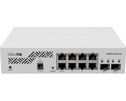 Switch MikroTik Cloud Smart Switch CSS610 (CSS610-8G-2S+IN)