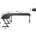 Gaming galds Huzaro Hero 7.0 Black 154 cmx117 cm