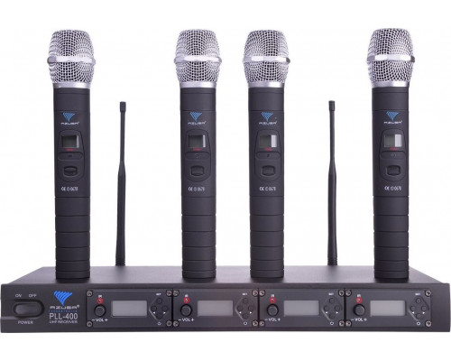 Azusa PLL-400 UHF 4 kanały (4 mikrofony do ręki)