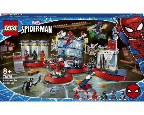 LEGO Marvel Spider-Man Atak na kryjówkę Spider-Mana (76175)