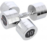 HMS dumbbells CHD10 chrome plated 2 x 10 kg