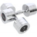 HMS dumbbells CHD07 chrome plated 2 x 7 kg