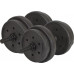 Eb Fit dumbbells B/Box bituminous 2 x 8 kg