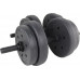 Eb Fit dumbbells B/Box bituminous 2 x 8 kg