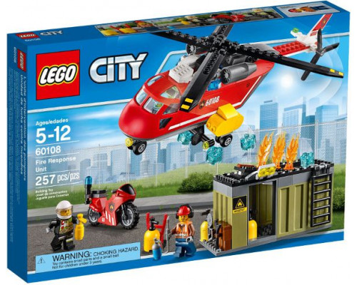 LEGO City Helikopter strażacki (60108)