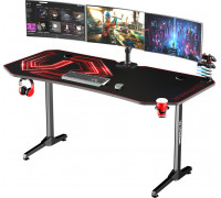 Gaming galds Ultradesk Frag XXL Red 160 cmx75 cm