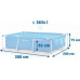 Intex Frame-Based  300x200cm 2w1 (28272)