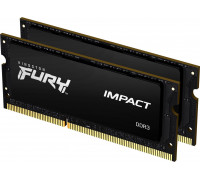 Kingston Fury Impact, SODIMM, DDR3L, 16 GB, 1866 MHz, CL11 (KF318LS11IBK2/16)