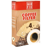 Alufix Filtry do kawy r. 4 100szt.