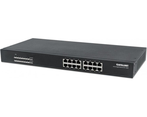 Switch Intellinet Network Solutions Gigabit 16x 1000Mbps RJ45 PoE/PoE+ 220W Rack 19 (560993)
