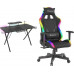 Gaming galds Genesis Holm 300 RGB Black 120 cmx60 cm + Trit 600 RGB czarny (NFG-1577)