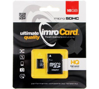 SD  Imro MicroSDHC 16 GB Class 10 UHS-I/U1  (KOM000558)