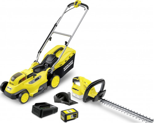 Karcher LMO 18-36 Battery + nożyce do żywopłotu HGE 18-45