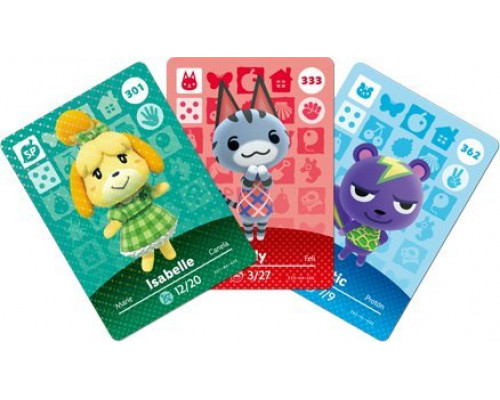 Nintenfor Set 3 kart for Animal Crossing Happy Home Designer Series 4