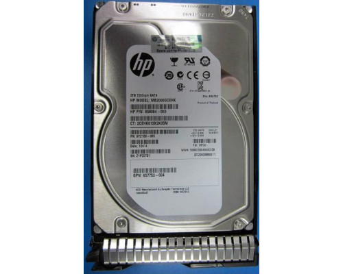 HP 2TB 6G SATA 7.2k 3.5in