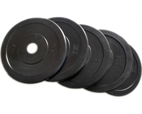 DelSport Bumper black plate 10 kg DelSport