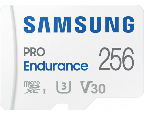 SD  Samsung PRO Endurance 2022 MicroSDXC 256 GB Class 10 UHS-I/U3 V30 (MB-MJ256KA/EU)