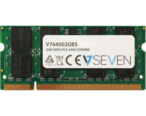 V7 SODIMM, DDR2, 1 GB, 800 MHz, CL6 (V764002GBS)