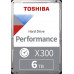 Dysk Toshiba X300 Performance 6TB 3.5" SATA III (HDWR460UZSVA)