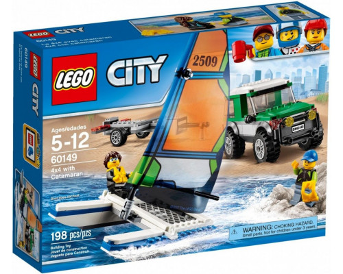 LEGO City Terenówka 4x4 z Katamaranem (60149)